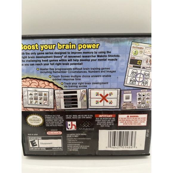 Brain Boost: Gamma Wave (Nintendo DS, 2006) USED FUN PUZZLES FREE US SHIPPING - Picture 3 of 5